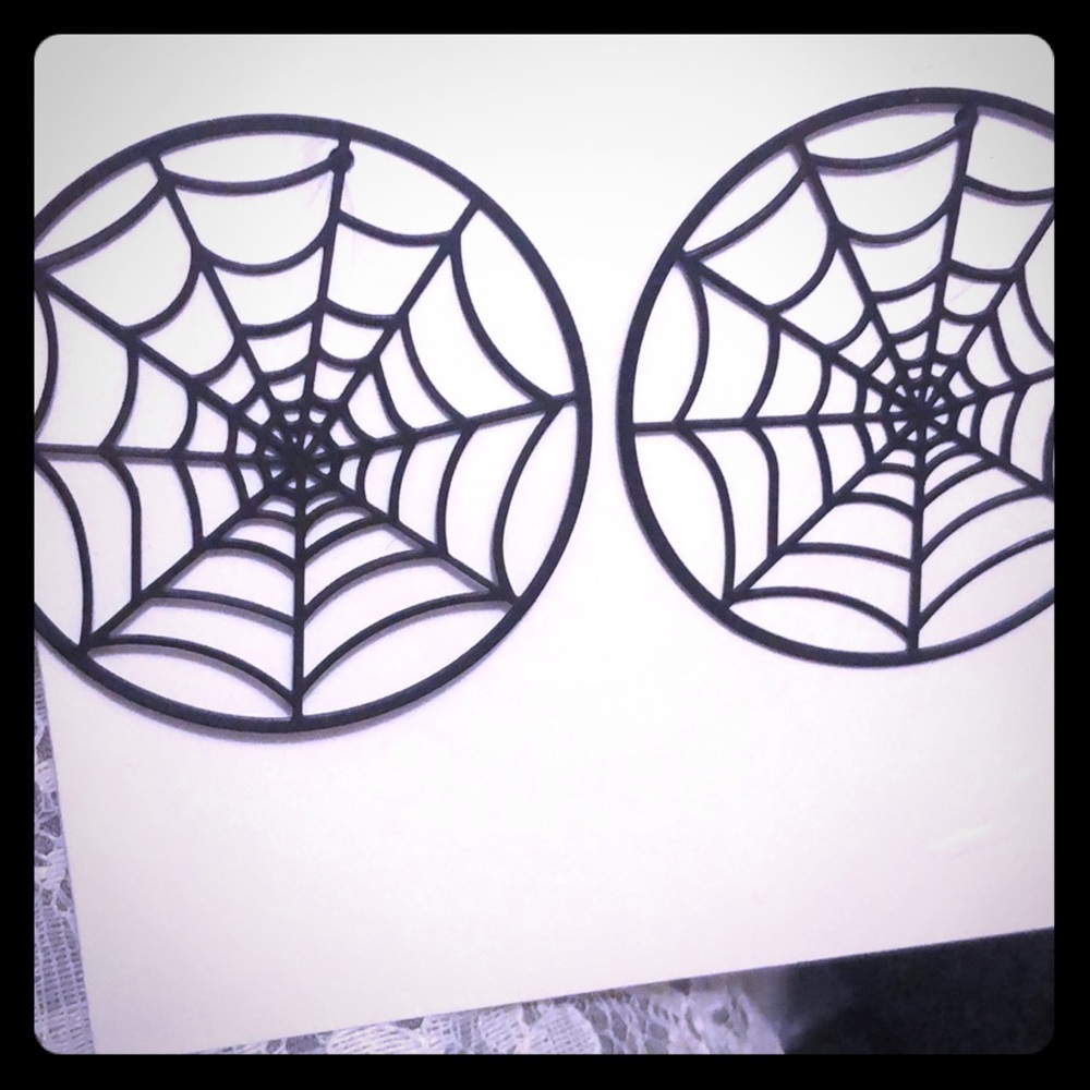 Spiderweb Earrings NWT
